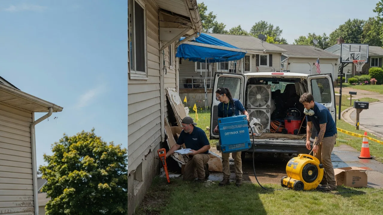 Ceiling Leak Cleanup in Hartland, MN near me