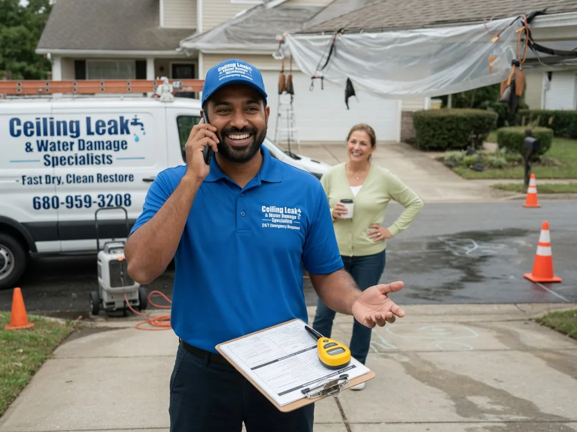 Ceiling Leak Cleanup Hartland, MN FAQs